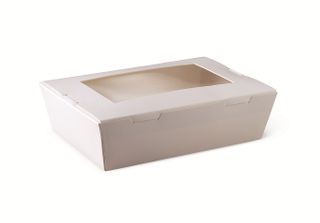 SMALL WINDOW LUNCH BOX WHITE (SLV)