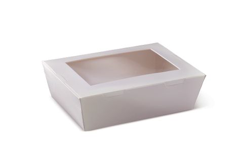 LARGE WINDOW LUNCH BOX WHITE (SLV)