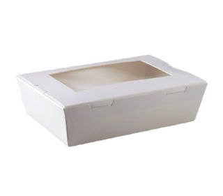 EX-SMALL WINDOW LUNCH BOX WHITE (SLV)