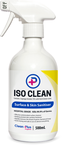ISO CLEAN 500ML SPRAY BOTTLE EACH