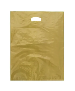 LG GOLD LDPE DIE CUT BAG 520+120X415 SLV