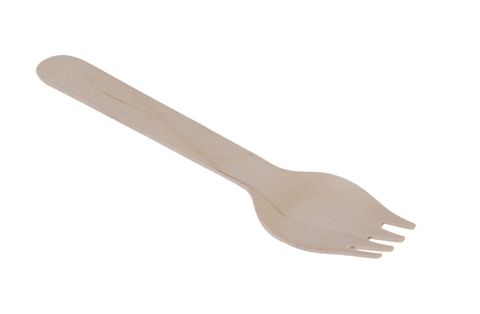 SPORKS 16CM WOODEN BUDGET CTN