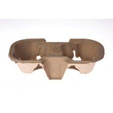2 CUP PULP CARRY TRAY (SLV)