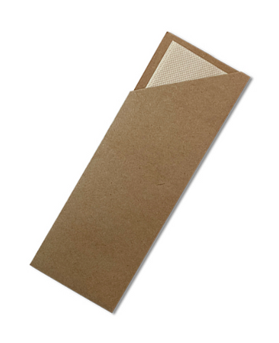 POCHETTA 2PLY BAMBOO NAP KRAFT POUCH