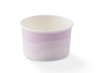 5OZ ROUND ICE CREAM BOWL GLACIER PAPER (SLV)
