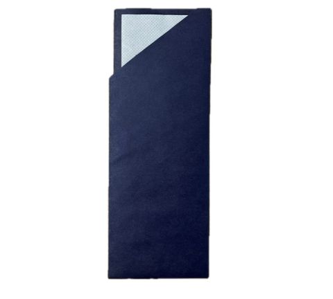 POCHETTA 2PLY BAMBOO NAP BLUE POUCH