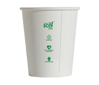 8OZ WHITE TRULY ECO S/W CUPS 80MM CTN