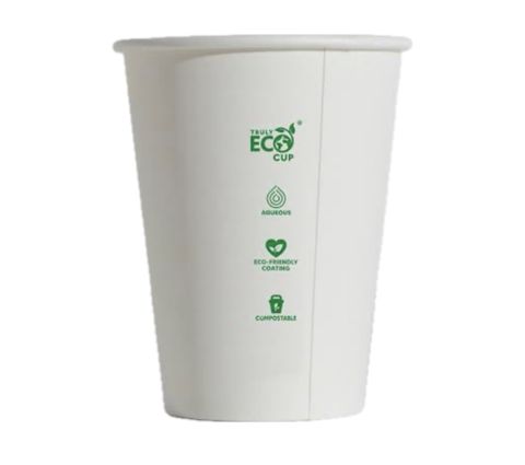 10OZ WHITE TRULY ECO S/W CUPS CTN