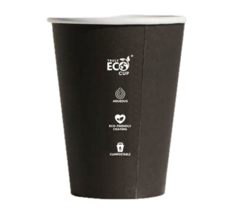 12OZ BLACK TRULY ECO S/W CUPS CTN