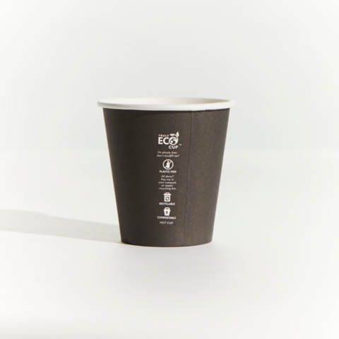 8OZ BLACK TRULY ECO S/W CUPS UNI/SQUAT SLV