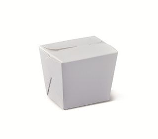 8OZ FOOD PAIL WHITE NO HANDLE (SLV)