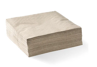 1/4 FOLD 2PLY NAT CORNER EMBOSSED DINNER NAPS