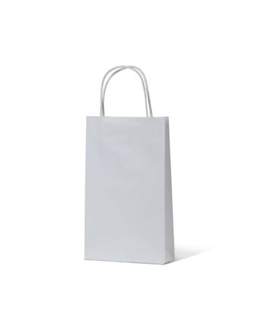 BABY WHITE TWIST PAPER  BAG (SLV)