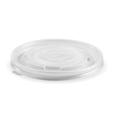 SOUP LID-CLEAR PP FLAT LID FOR 12/16/24/32  CTN