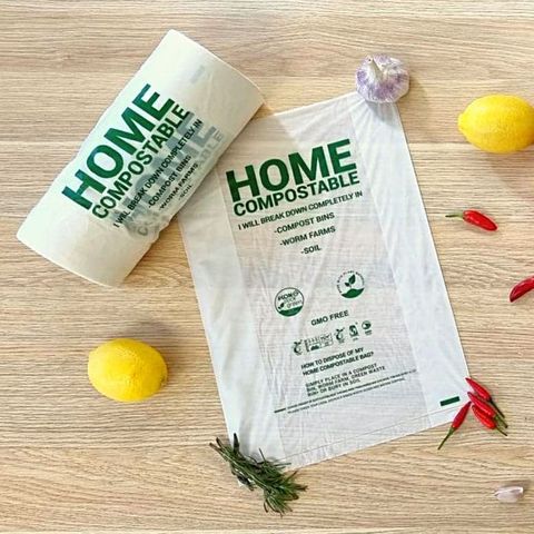 GUSSET ROLL BAGS HOME COMPOSTABLE