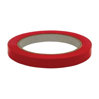 RED BAG TAPE 12MM X 66M EACH