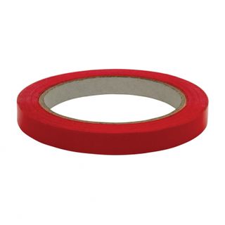 RED BAG TAPE 12MM X 66M EACH