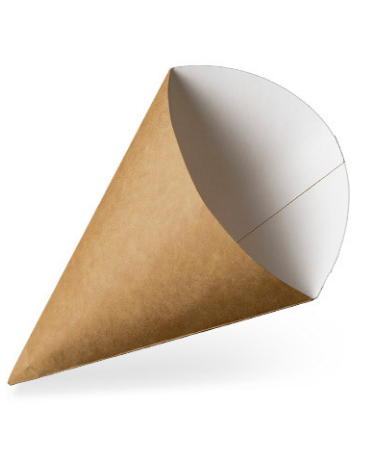 FOOD CONE SMALL 197X152 PLAIN