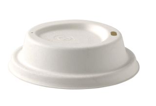 LID 12OZ PULP WHITE BIO PAPER BCL-12 PULP-W (SLV)