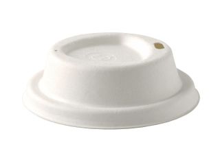 LID 8OZ PULP WHITE BIO PAPER BCL-8 PULP-W