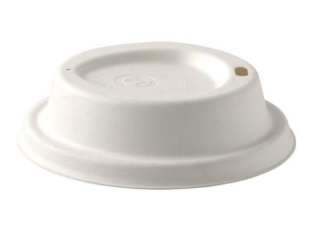 LID 12OZ PULP WHITE BIO PAPER BCL-12 PULP-W