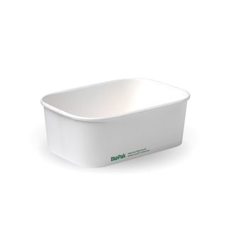 750ML WHITE PAPERWAY RECT CONTAINER