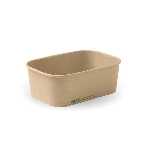 750ML KRAFT PAPERWAY RECT CONTAINER (SLV)
