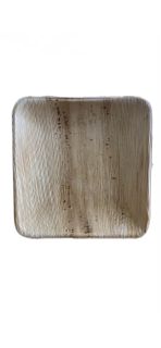 10 INCH SQUARE PALM LEAF PLATE PKT