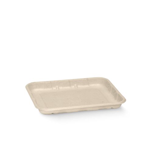 HD PRODUCE COMPOSTABLE TRAY 8X7 (SLV)