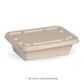 BIOPAK NAT REC LID FOR 500/600ML B-LBL-N-SMALL (SLV)