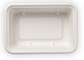 BIOPAK 600ML WHITE REC CONT B-LB-600-W