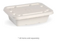 BIOPAK 600ML WHITE REC CONT B-LB-600-W