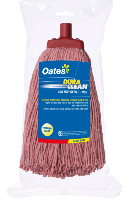 RED AND WHITE MOP NAB HEAVY DUTY