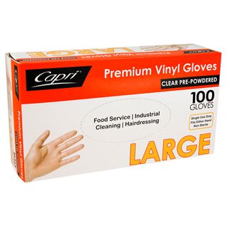 VINYL GLOVE LP LARGE CTN