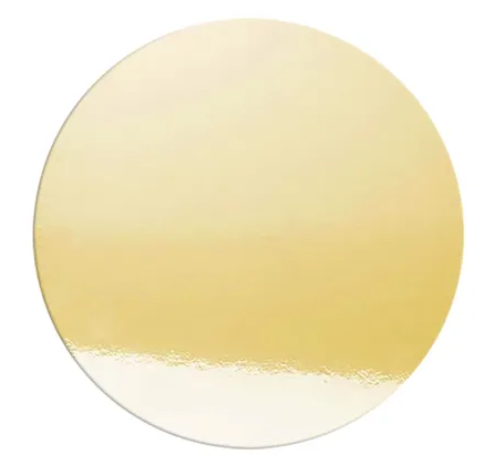 GOLD 90MM ROUND STANDARD CAKE BOARD