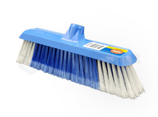 KITCHEN BROOM BLUE 6/CTN