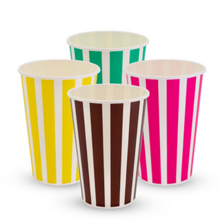 16OZ THICKSHAKE CUPS CANDY STRIPE T/P