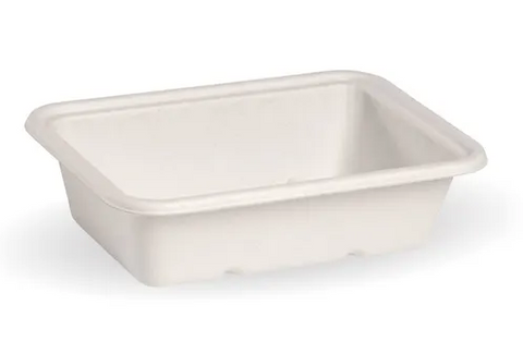 BIOPAK 600ML WHITE REC CONT B-LB-600-W (SLV)