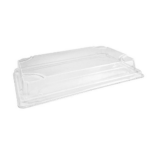 LARGE PET LID FOR SUSHI TRAY STLL