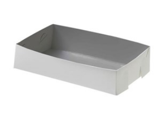 CAKE TRAY SMALL (BIOBOX) 185x118x30mm