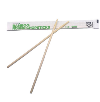 CHOPSTICK ROUND BAMBOO 22CM  (CTN)