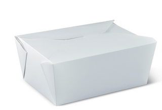 #4 (75OZ) PAILPAK-WHITE LUNCH BOX SLV