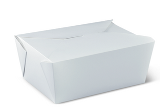 #4 (75OZ) PAILPAK-WHITE LUNCH BOX (SLV)