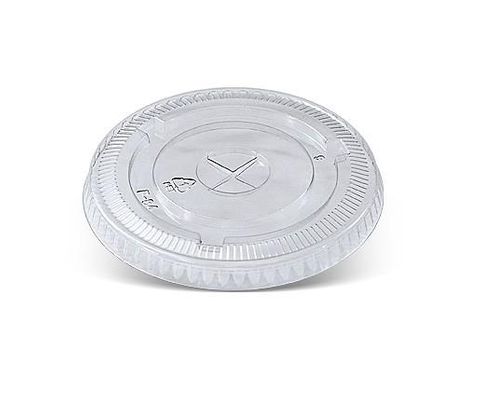 PET FLAT LID SMALL FOR PET CUPS 10OZ
