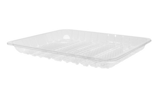 11 X 9 PLASTIC PET MEAT TRAY