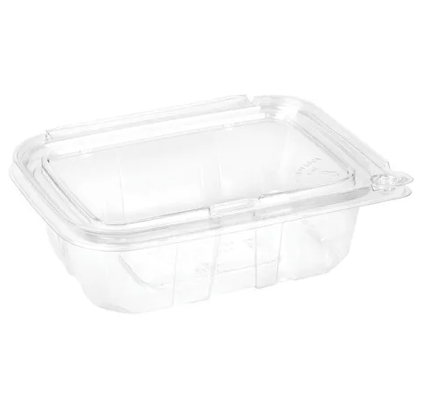 TAMPER EVIDENT 590ML RECTANGLE HINGED CONTAINER
