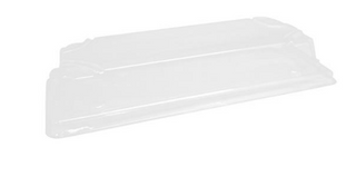 LONG PET LIDS FOR SUSHI TRAY STLONG (SLV)