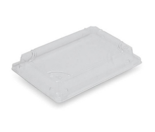 XX LARGE PET LIDS FOR SUSHI TRAY STXXL (SLV)