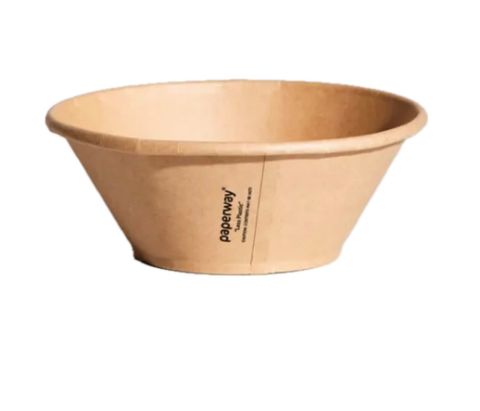 700ML DELUXA PAPERWAY BOWL-PP KRAFT