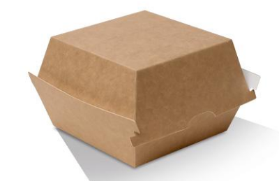 ECO KRAFTBOARD BURGER BOX